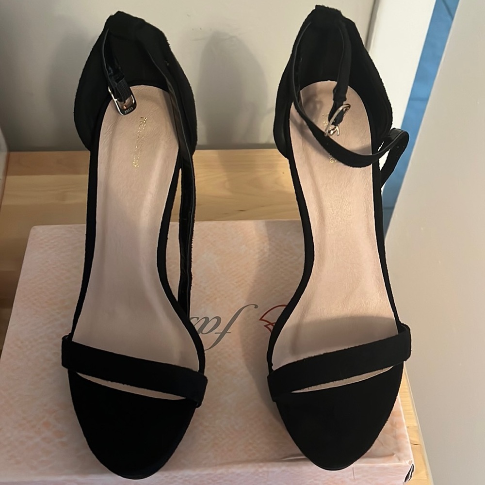 Black Platform High Heels